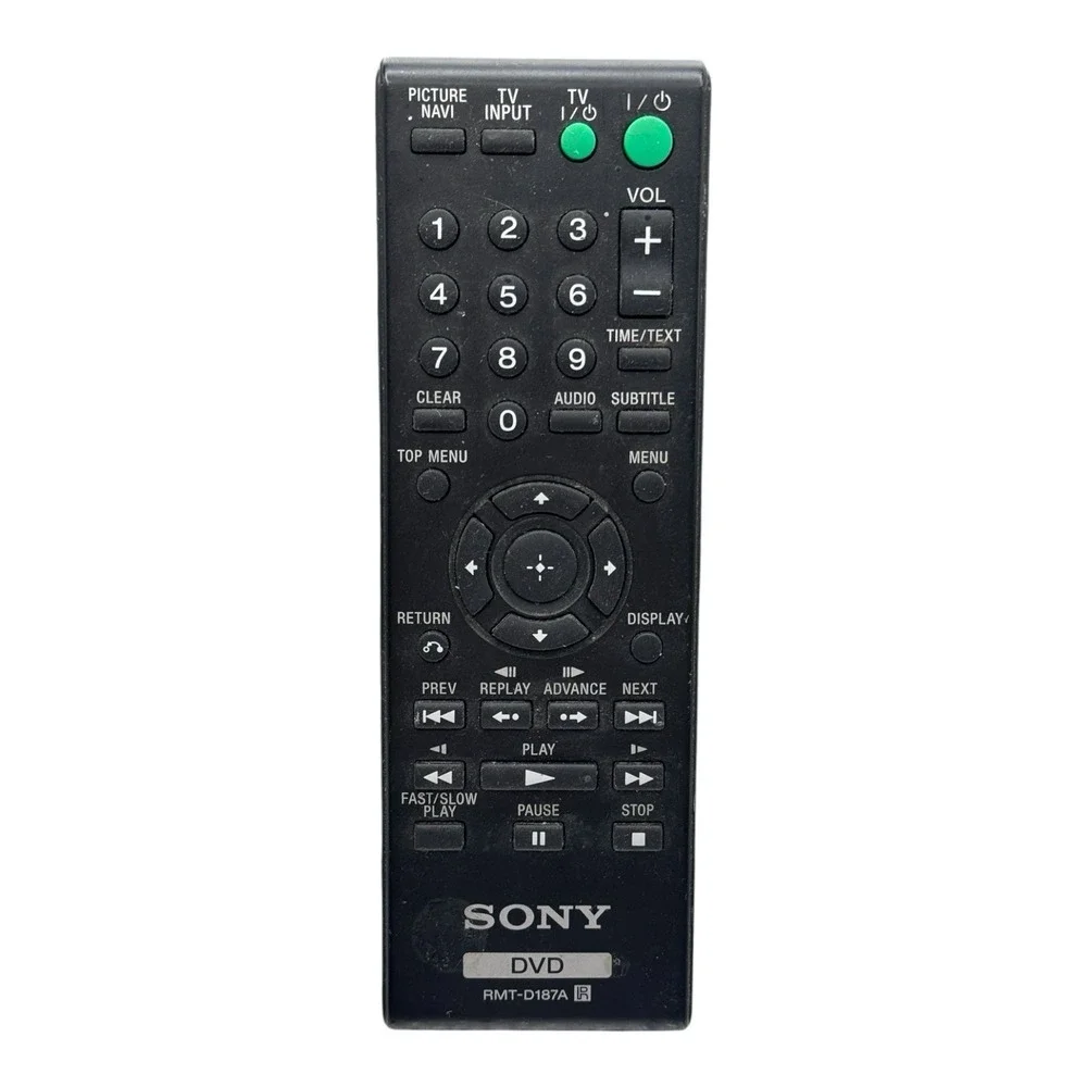 Sony RMT-D197A DVP-SR200P‎  DVP-NS710H/B DVD Player Remote Control